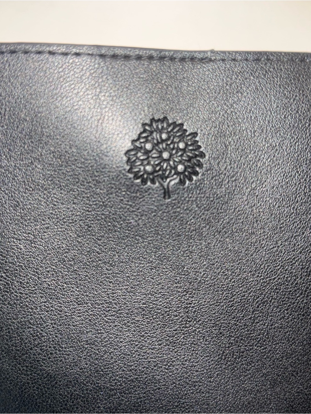 Crabtree & Evelyn Limited Edition Black Vegan Leather Tote w/ Strap | One Size - Picture 6 of 9